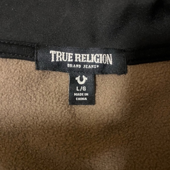 True Religion Fleece Zip Up Jacket - Picture 6 of 6